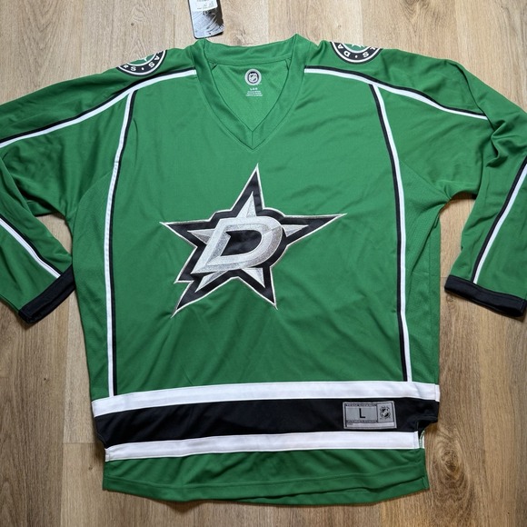 NHL Other - NHL Dallas Stars Official Licensed Practice NEW Green Large Jersey